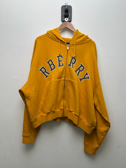 New GV Gallery Yellow R Berry Zip Up Sz.Medium