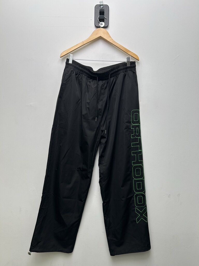 Orthodox Archives Track Pants Black Green Sz. XL