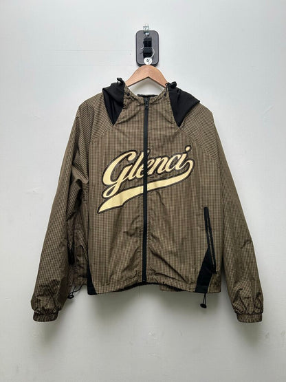 Preowned Gv Gallery G Lenci Brown Rain Jacket Sz.Medium
