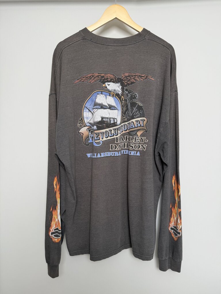 2007 Harley Davidson Revolutionary VA Grey L/S size 3XL