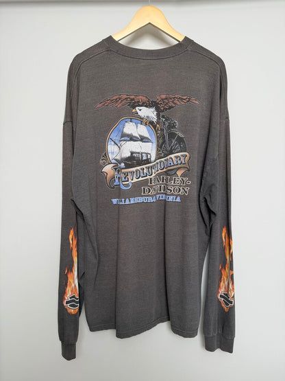 2007 Harley Davidson Revolutionary VA Grey L/S size 3XL