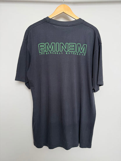 90s Eminem Marshell Mathers LP Black Tee size XL