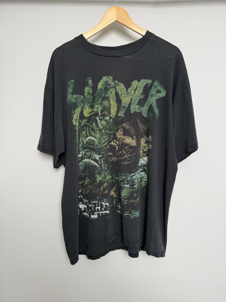 90s Slayer Black Band Tee size XL