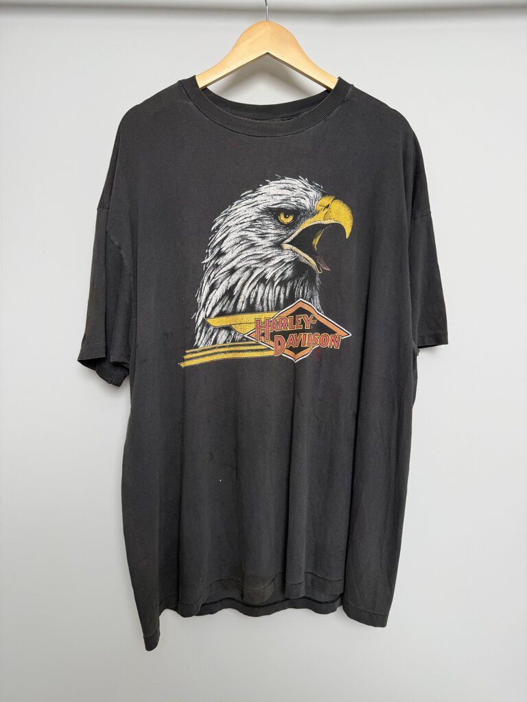90s Harley Davidson V Twin Lutz Florida Eagle Tee size 2XL