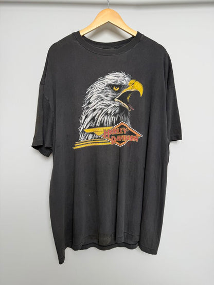 90s Harley Davidson V Twin Lutz Florida Eagle Tee size 2XL