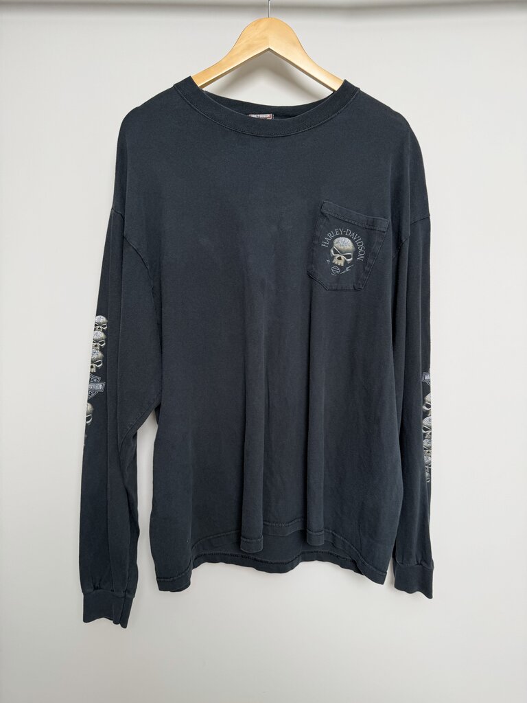 2003 Harley Davidson Freedom N. Canton Ohio Pocket Black L/S size XL