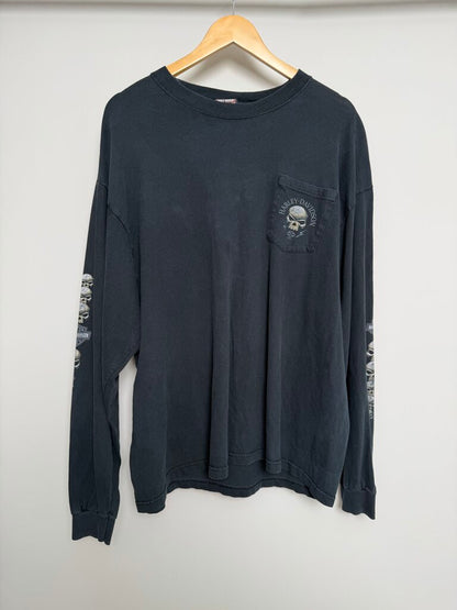 2003 Harley Davidson Freedom N. Canton Ohio Pocket Black L/S size XL