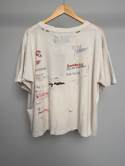 New Paly Signature Master Mickey Cream Tee sz.S