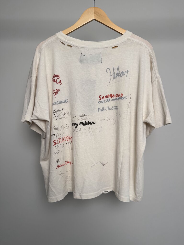 New Paly Signature Master Mickey Cream Tee sz.XL