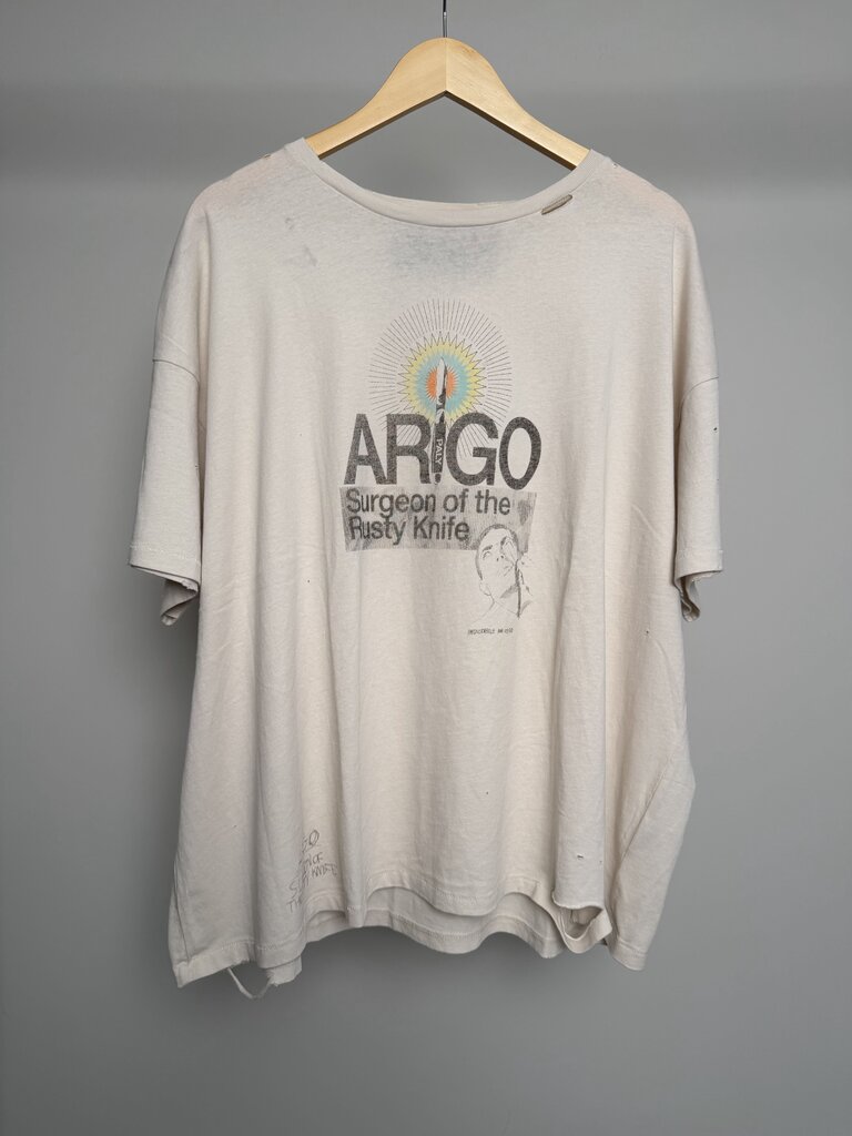 New Paly Argo Knife Cream Tee sz. XL