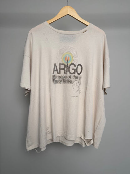 New Paly Argo Knife Cream Tee sz. XL
