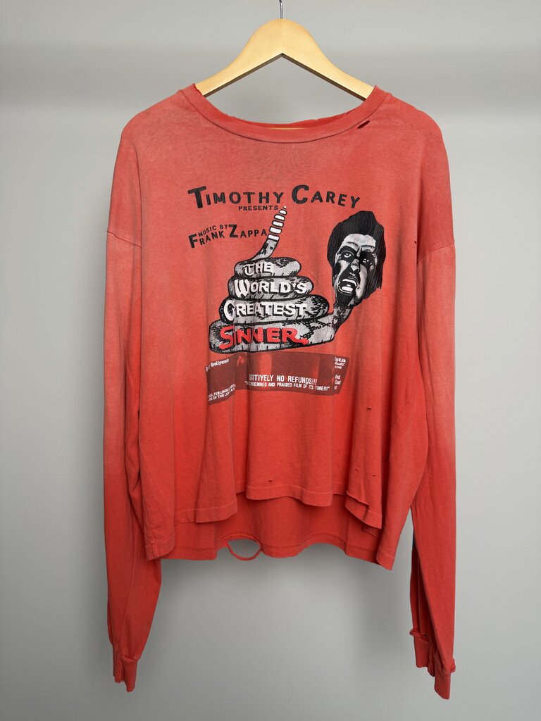 New Paly East of Eden Red Snake Longsleeve sz.S