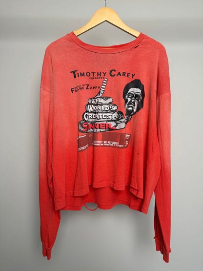 New Paly East of Eden Red Snake Longsleeve sz. M