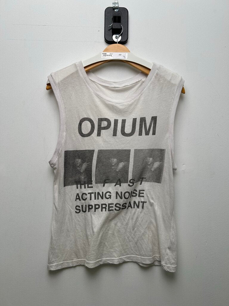Preowned ERD White Opium Tank Sz.Small