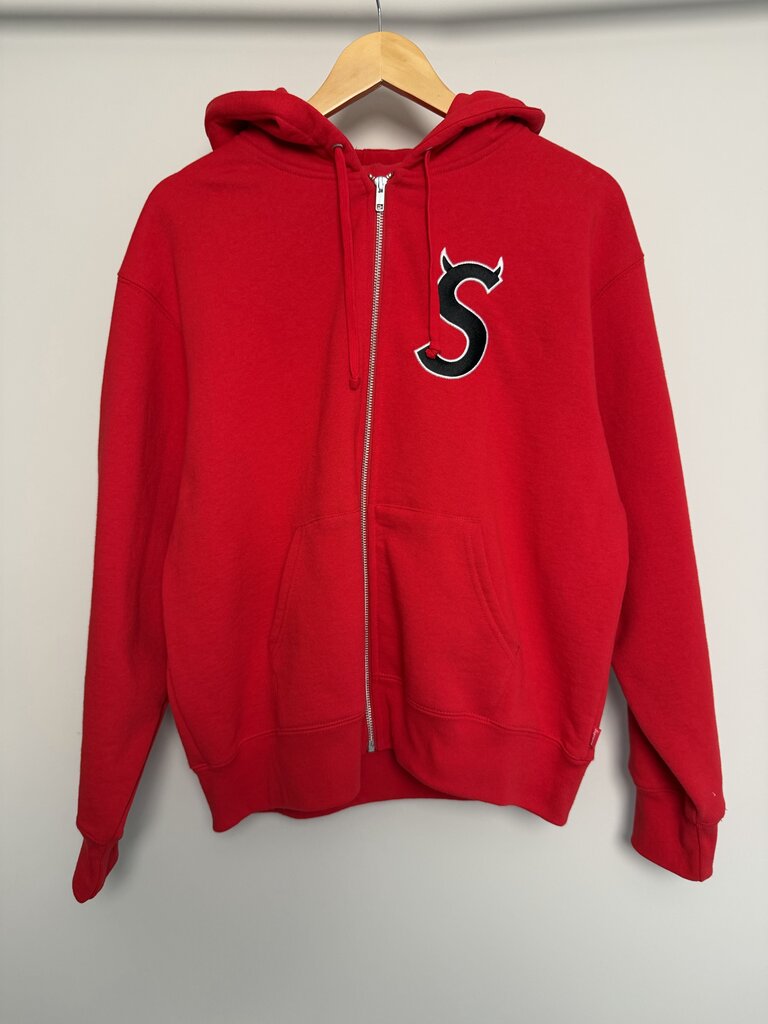 New Supreme S Logo Hoodie Sz. S