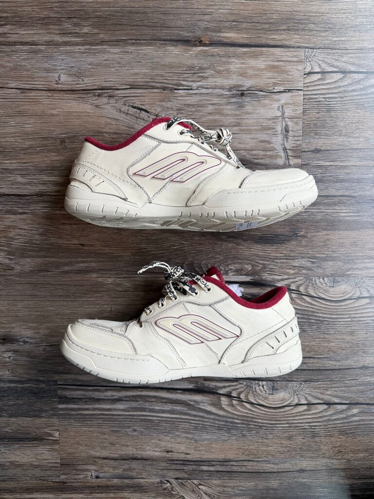 New Balenciaga Hamptons Cream/Maroon Sneaker Sz. 42