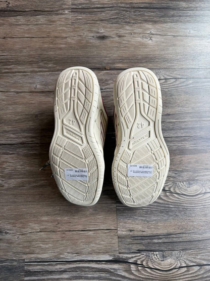 New Balenciaga Hamptons Cream/Maroon Sneaker Sz. 42