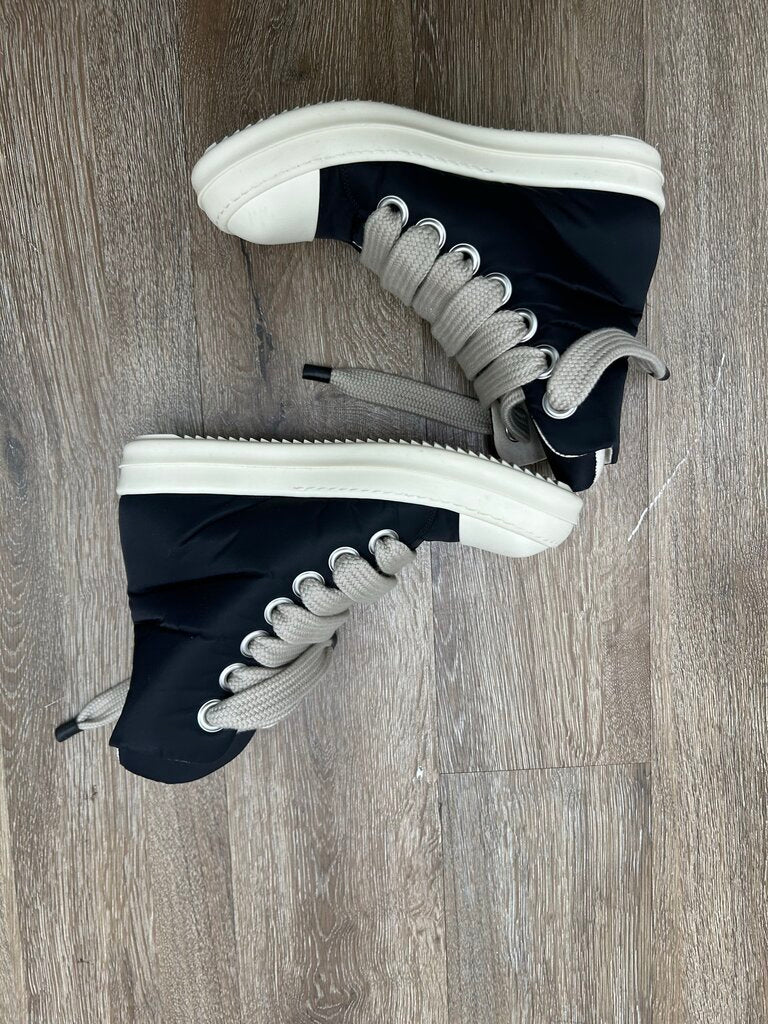 Preowned Rick Owens Ramone High Puff Jumbo Lace Size 41