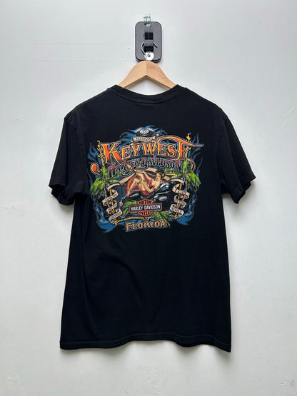 2010 Harley Davidson Leprechaun Black Green Tee Size Large