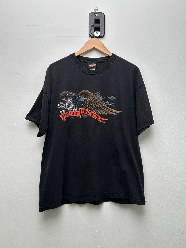 Harley Davidson Classic Reading PA Black Tee Size XL
