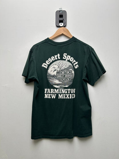 Harley Davidson Classic Green Desert Sport Tee Size Large