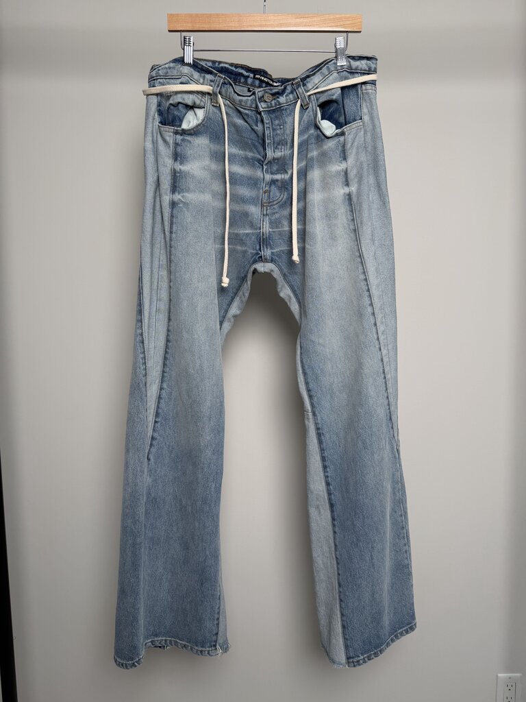 Pre-Owned Rivington Paneled Denim Sz. 36