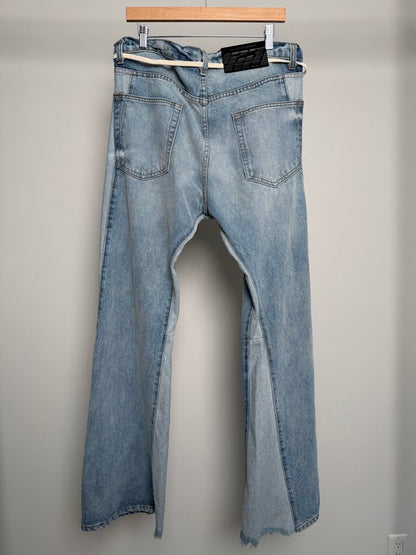 Pre-Owned Rivington Paneled Denim Sz. 36