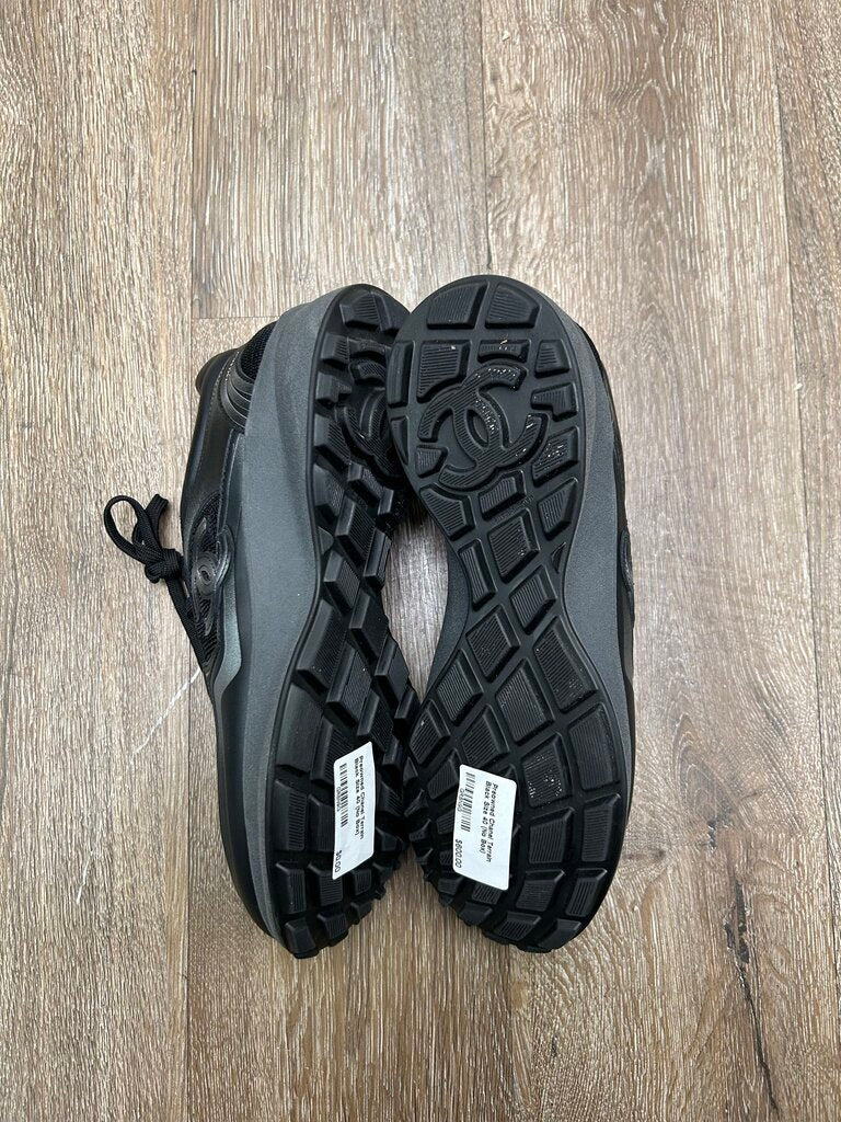 Preowned Chanel Terrain Black Size 40 (No Box)