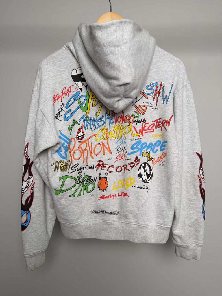 Pre-Owned Chrome Hearts Matty Boy Stay Fast Hoodie Sz. S