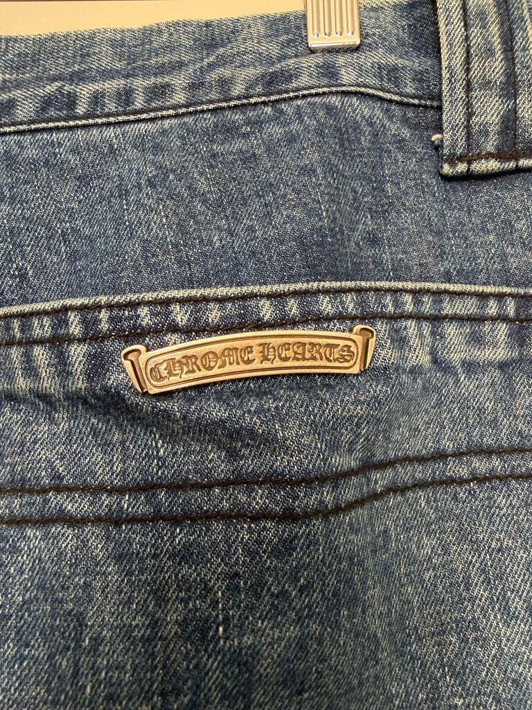 New Chrome Hearts Indigo Double Knee Sz. 33