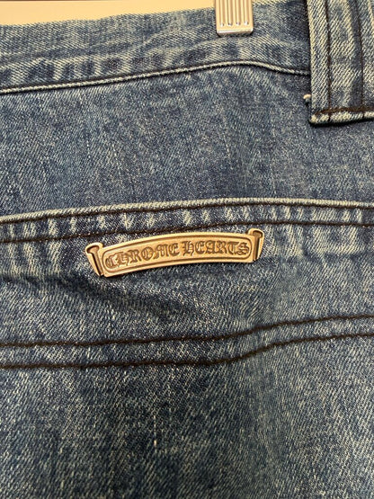New Chrome Hearts Indigo Double Knee Sz. 33