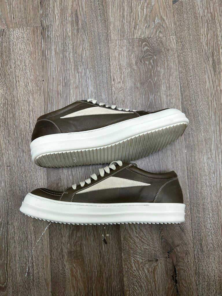 Preowned Rick Owens Vans Mainline Olive Size 44 (No Box)