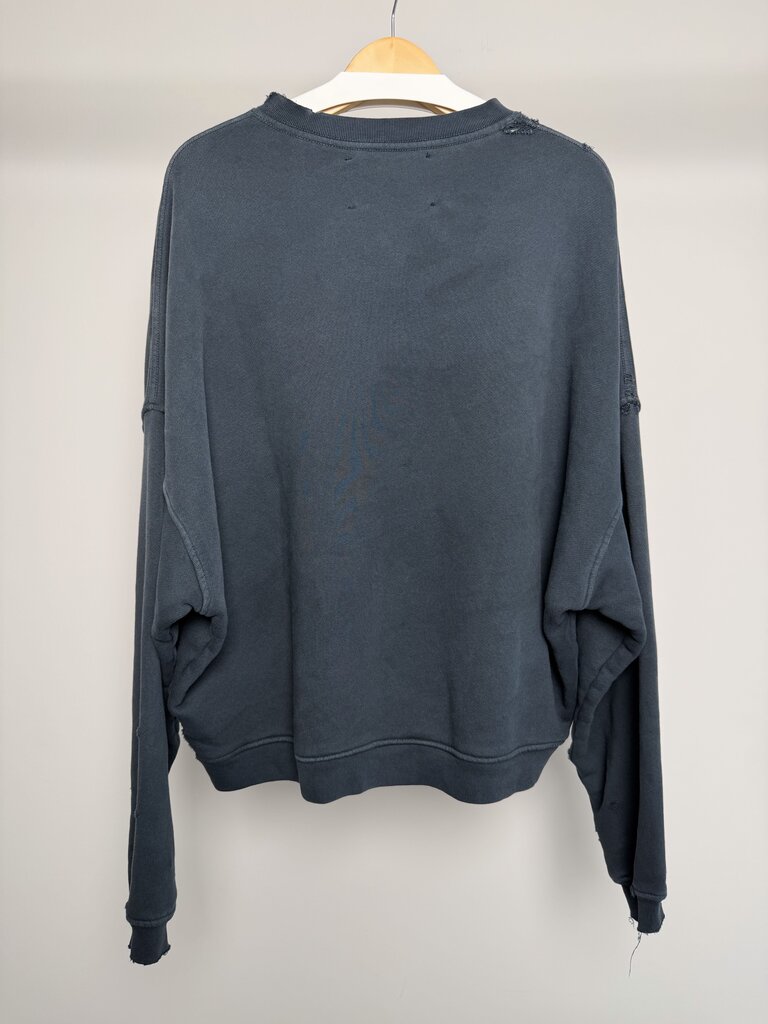 New Paly Mythes Black Distressed Crewneck size M/L