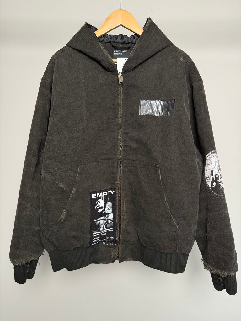 ERD War Started Black Work Jacket size XL