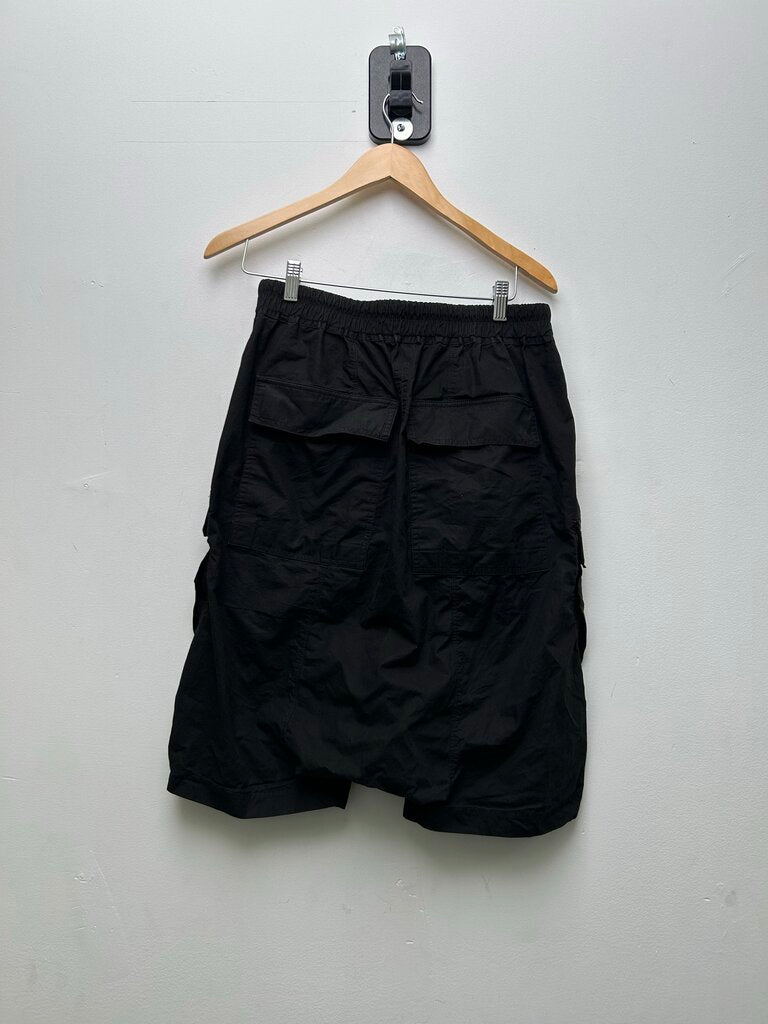 Preowned Rick Owens BlackCargo Shorts Size 40