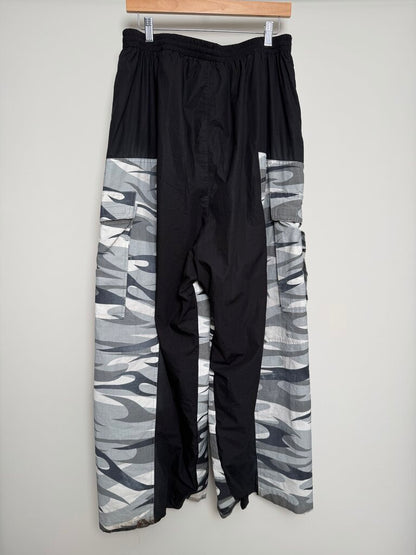 Preowned Balenciaga Cutup Camo Cargos Sz L