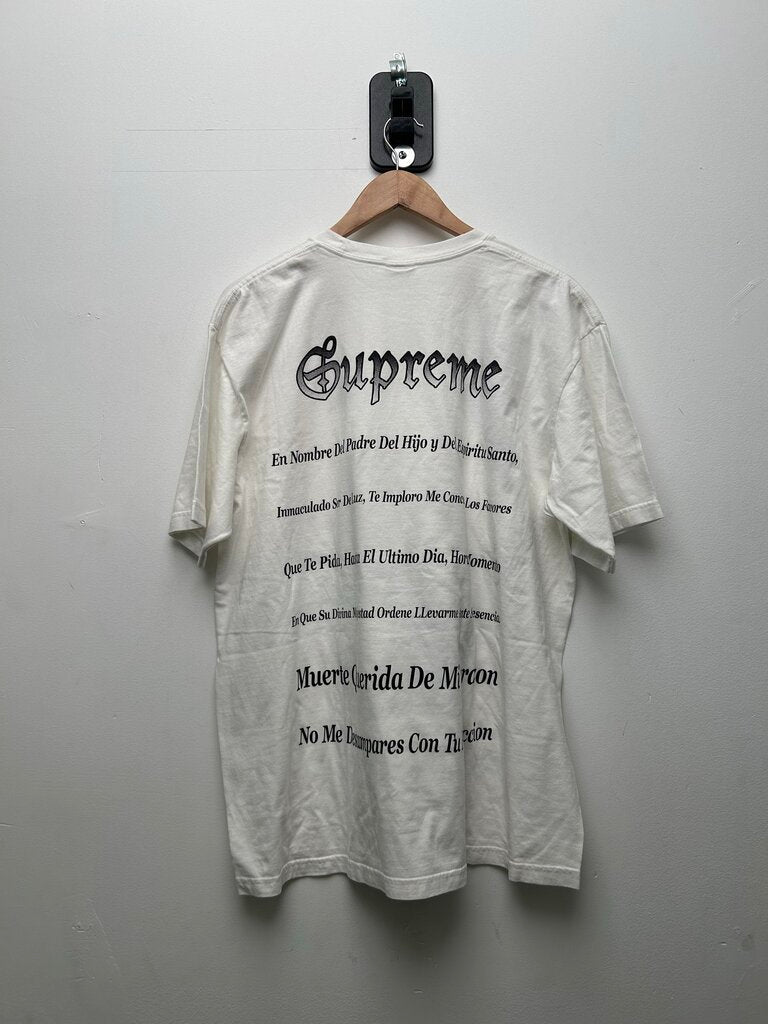 Preowned Supreme Reaper Airbrush White Tee sz.XL