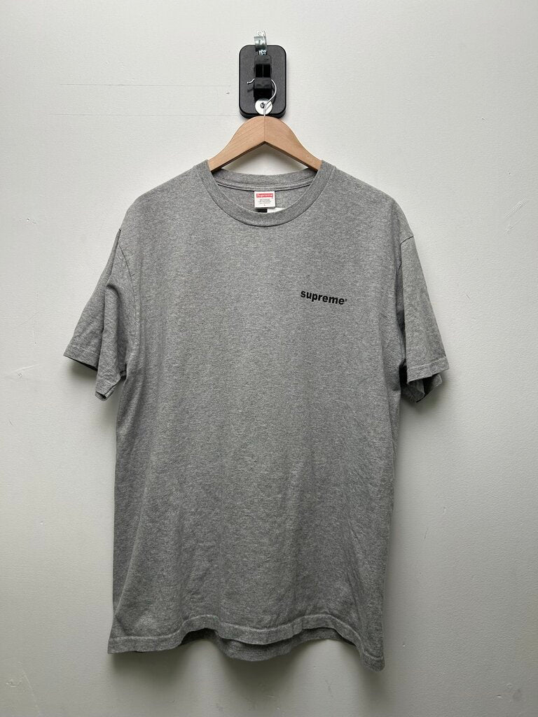 New Supreme Grey Pink Fuck Money Tee sz.L
