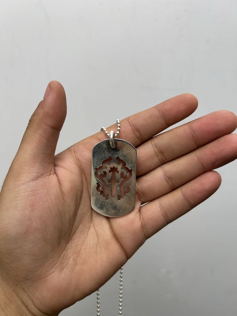 New Chrome Hearts Cross Dog Tag