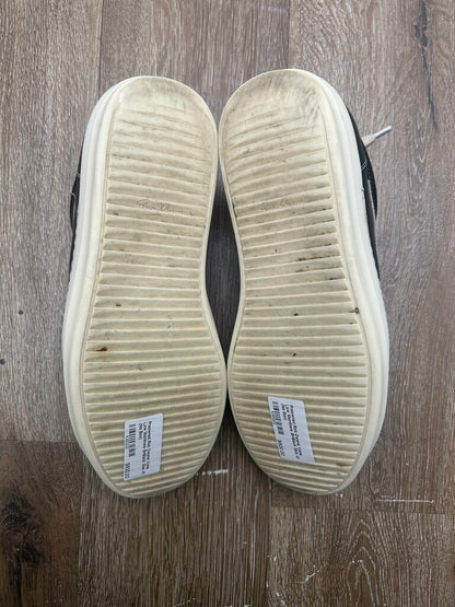 Preowned Rick Owens Vans Low Mainline Black Size 41 (No Box)
