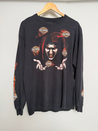 Pre-Owned Harley Davidson Clown Longsleeve Sz. L