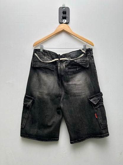 Preowned HMDD Black Stud Shorts Size Large