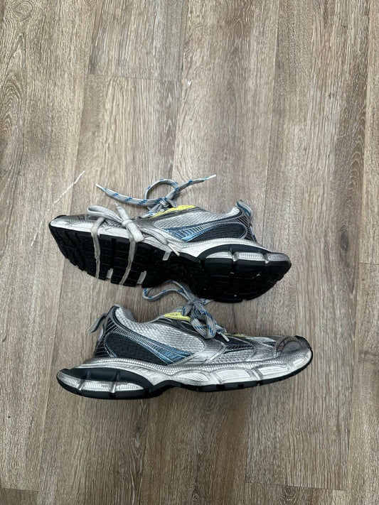Preowned Balenciaga 3xl Grey/Blue/Yellow Size 43