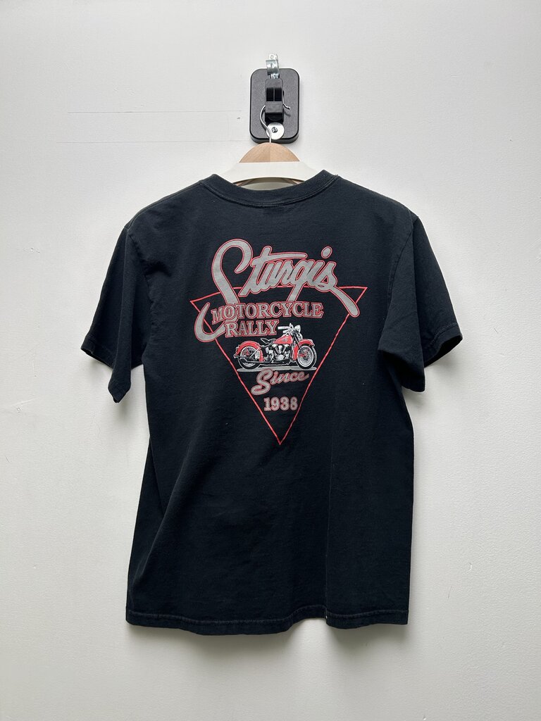 1992 Broken Spoke Saloon Red Motorcycle Black Tee sz.M