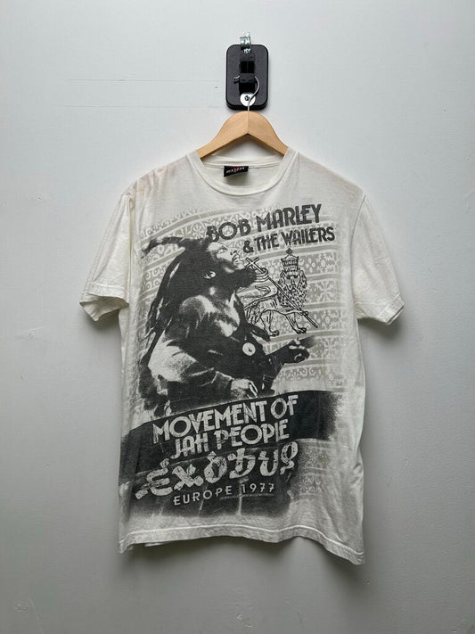 2008 Bob Marley & The Wailers White Tee sz.L
