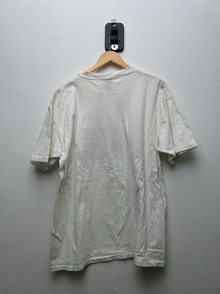 00's Stainless 50's Diner Elgin Diner White Tee sz.XL