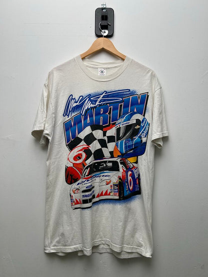 2000's Nascar Martin White Tee sz.L