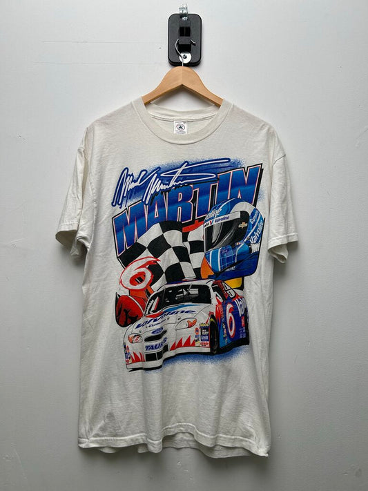 2000's Nascar Martin White Tee sz.L
