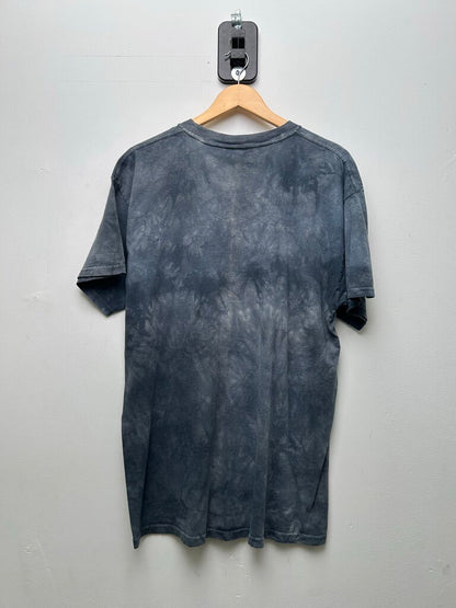 2000's Skulbone Print Tie Dye Grey Tee sz.L