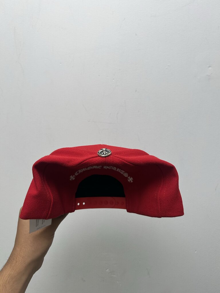 New Chrome Hearts Red CH Baseball Hat